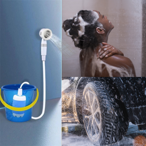 Douche Portable avec Pompe à Eau